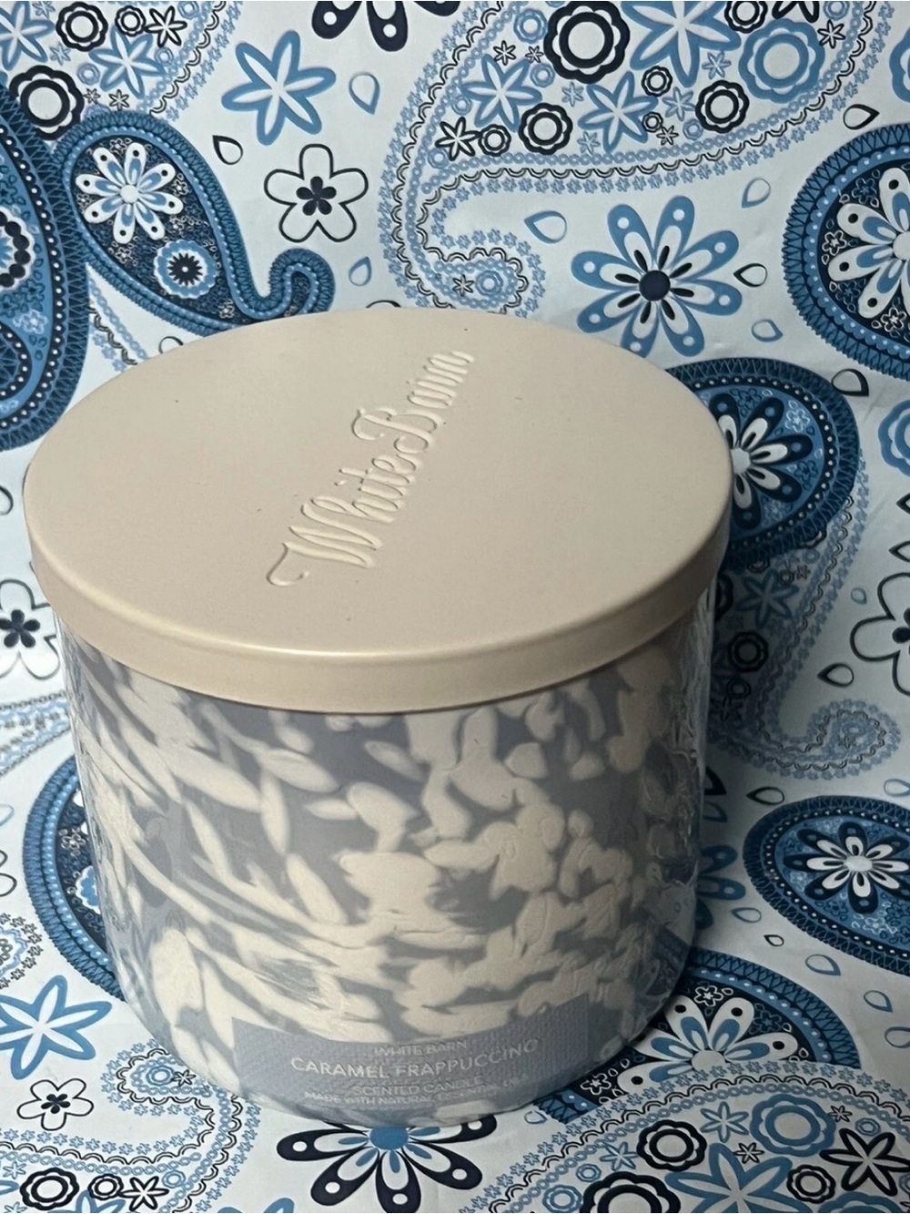 White Barn Caramel Frappuccino Jar Candle - New
